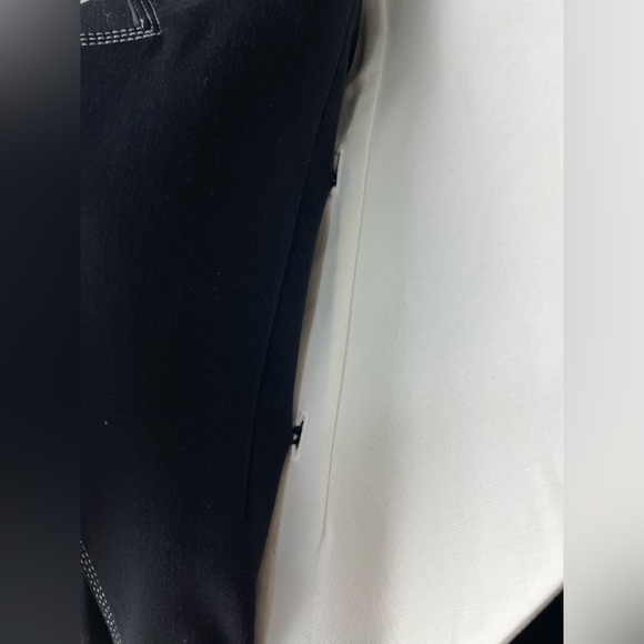 Vintage Escada Margaretha Ley Black and White ' Piano ' Dress Removable Collar - Picture 3 of 9